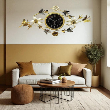 Golden Flutter Timepiece (40 x 20 Inches)